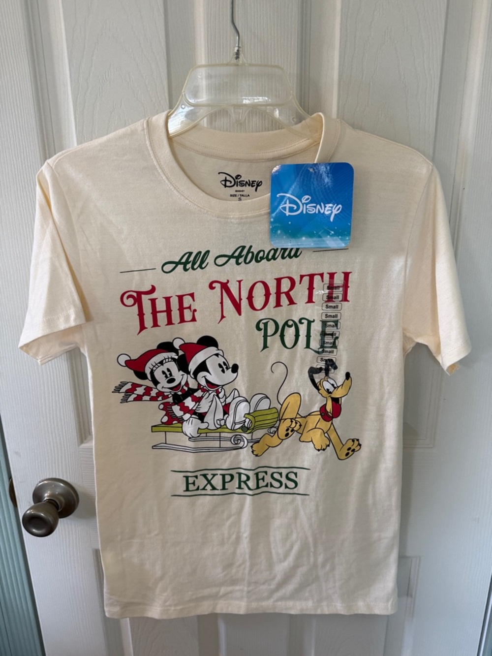 Disney Cream Holiday 'The North Pole Express' Graphic Tee